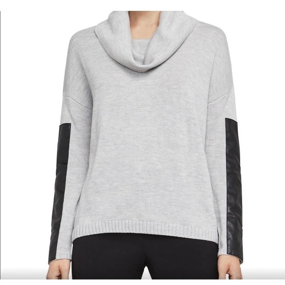 BCBGmaxazria Melodi Color-Blocked Asymmetrical Pullover sweater size S - Picture 2 of 10